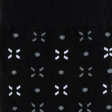 Load image into Gallery viewer, Dot Patterned Black Men's Socks
