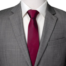 Load image into Gallery viewer, Red Pin Dot Men's Tie
