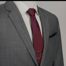 Load image into Gallery viewer, Red Pin Dot Men's Tie
