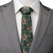 Load image into Gallery viewer, Kaleido Floral Coral Accented Men's Tie
