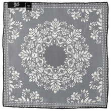 Load image into Gallery viewer, Black/White Men's Silk Pocket Square
