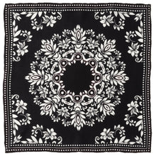Load image into Gallery viewer, Black/White Men's Silk Pocket Square

