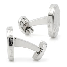 Load image into Gallery viewer, Golf Fore Silver Cufflinks
