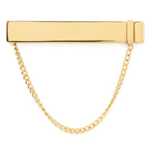 Load image into Gallery viewer, Stainless Steel Gold Chain Tie Clip
