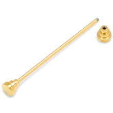 Load image into Gallery viewer, Stainless Steel Gold Steps Eyelet Collar Bar
