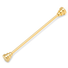 Load image into Gallery viewer, Stainless Steel Gold Steps Eyelet Collar Bar
