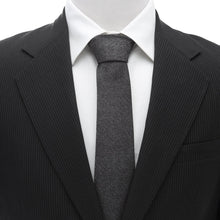 Load image into Gallery viewer, Heathered Gray Wool Men's Tie
