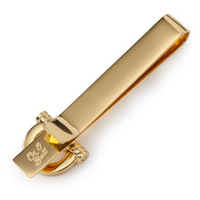 Load image into Gallery viewer, Horse Bit Gold Stainless Steel Tie Bar
