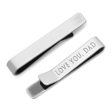 Load image into Gallery viewer, Love You, Dad Hidden Message Tie Bar
