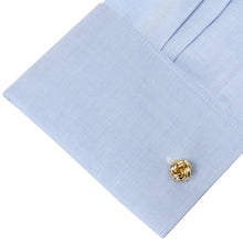 Load image into Gallery viewer, Gold Knot Cufflinks
