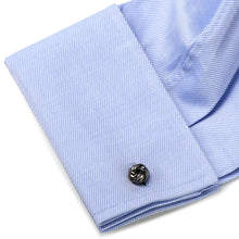 Load image into Gallery viewer, Gunmetal Knot Cufflinks
