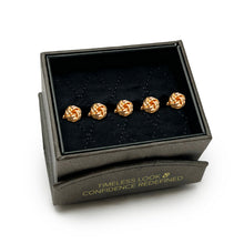 Load image into Gallery viewer, Gold Knot 5-Studs
