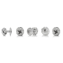 Load image into Gallery viewer, Silver Knot 5-Stud Set
