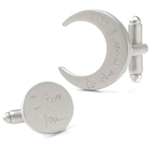 Load image into Gallery viewer, Love You to the Moon and Back Cufflinks

