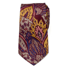 Load image into Gallery viewer, Multi Brown Patterned Men's Tie

