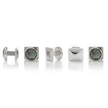 Load image into Gallery viewer, Mosaic Smoke Mother of Pearl 5-Studs

