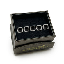 Load image into Gallery viewer, Onyx Cushion Stainless Steel 5-Studs
