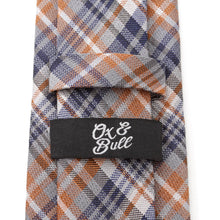 Load image into Gallery viewer, Gray Plaid Men's Tie
