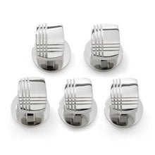 Load image into Gallery viewer, Stainless Steel Tartan Plaid 5-Studs
