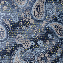 Load image into Gallery viewer, Blue &amp; Gray Paisley Men's Tie
