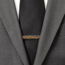 Load image into Gallery viewer, Stainless Steel Rope Twist Silver Tie Clip
