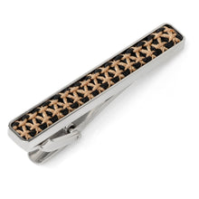 Load image into Gallery viewer, Stainless Steel Rope Twist Silver Tie Clip
