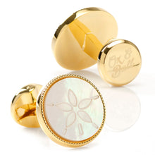 Load image into Gallery viewer, Sand Dollar Cufflinks
