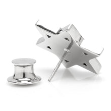 Load image into Gallery viewer, Star of David Stainless Steel Lapel Pin
