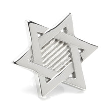 Load image into Gallery viewer, Star of David Stainless Steel Lapel Pin
