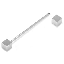 Load image into Gallery viewer, Stainless Steel Square Eyelet Collar Bar
