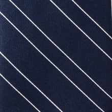 Load image into Gallery viewer, Classic Navy Stripe Men's Tie
