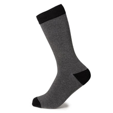 Load image into Gallery viewer, Striped Gray Black Men's Socks
