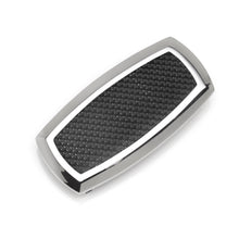 Load image into Gallery viewer, Stainless Steel Inlaid Black Carbon Fiber Money Clip
