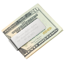 Load image into Gallery viewer, Father of Bride Wedding Date Money Clip

