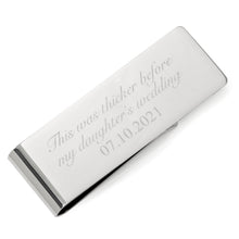 Load image into Gallery viewer, Father of Bride Wedding Date Money Clip
