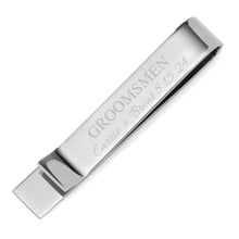 Load image into Gallery viewer, Wedding Party Engravable Tie Bar
