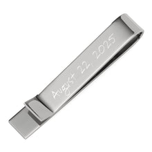 Load image into Gallery viewer, Wedding Title Engravable Tie Bar
