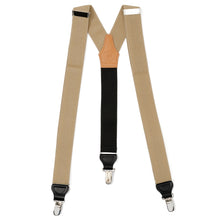 Load image into Gallery viewer, Tan Convertible Suspenders

