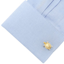 Load image into Gallery viewer, Turtle Movement 3D Cufflinks

