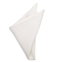 Load image into Gallery viewer, Cream Linen Pocket Square
