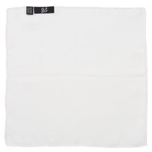 Load image into Gallery viewer, White Silk Pocket Square
