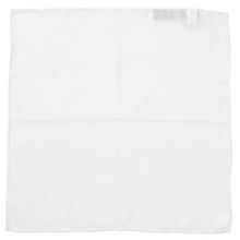 Load image into Gallery viewer, White Silk Pocket Square
