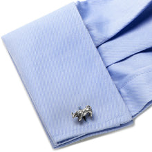Load image into Gallery viewer, Sterling Silver Bull Cufflinks
