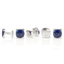 Load image into Gallery viewer, Sterling Silver Classic Formal Lapis 5-Studs
