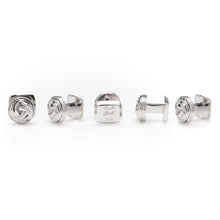 Load image into Gallery viewer, Modern Knot Sterling Silver 5-Studs
