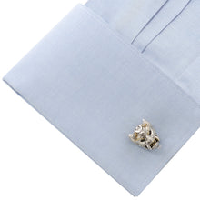 Load image into Gallery viewer, Samurai Mask Cufflinks
