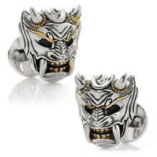 Load image into Gallery viewer, Samurai Mask Cufflinks
