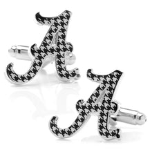 Load image into Gallery viewer, NCAA University of Alabama Houndstooth Cufflinks
