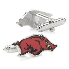Load image into Gallery viewer, NCAA University of Arkansas Razorback Cufflinks
