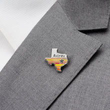 Load image into Gallery viewer, MLB Houston Astros Tequila Sunrise Lapel Pin
